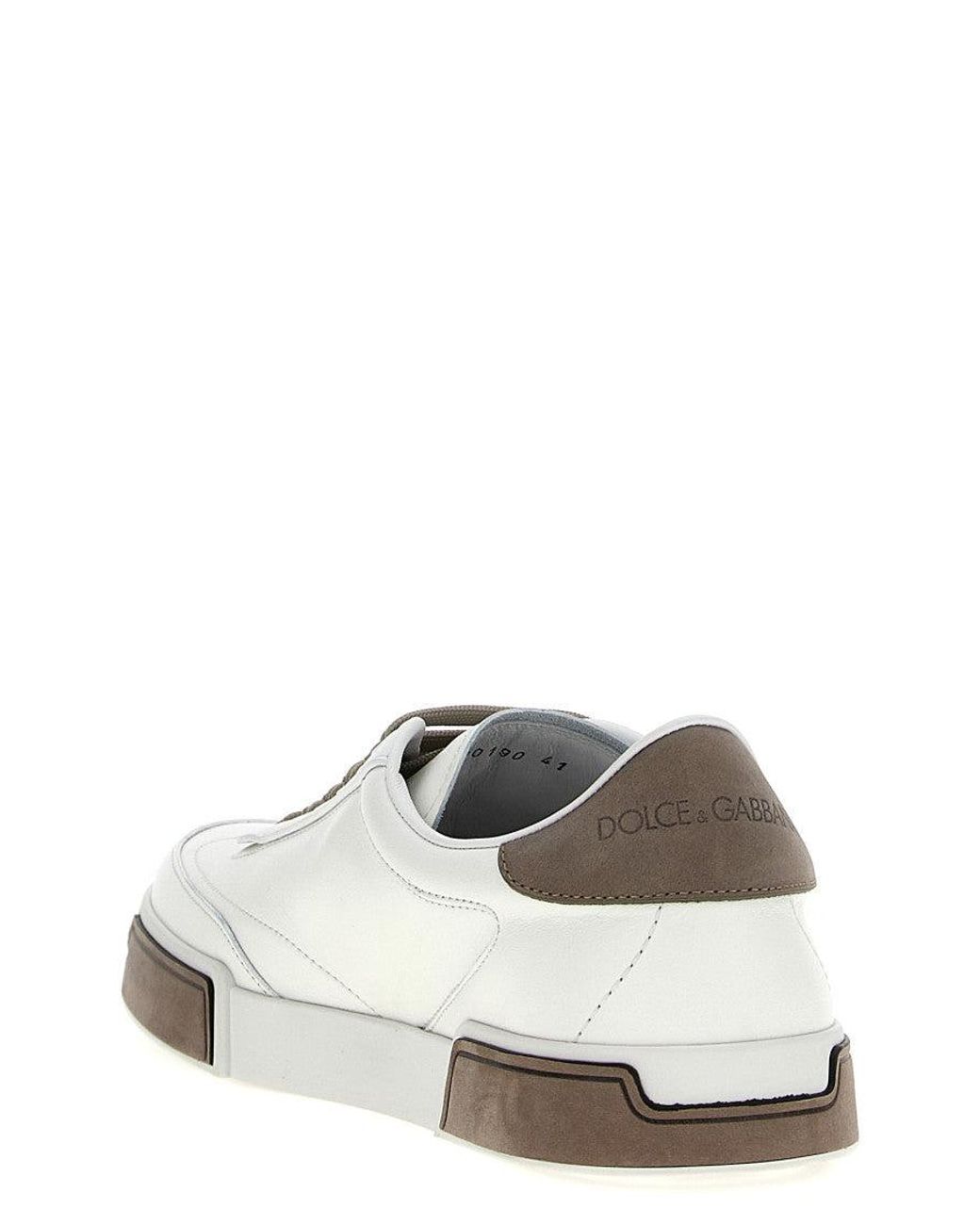 Dolce & Gabbana White 'Portofino Yatch' Sneakers for men