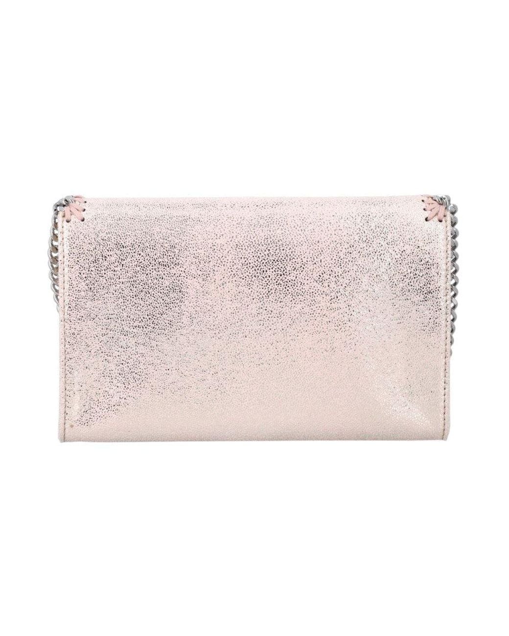 Stella McCartney Pink Light Falabella Small Crossbody Bag