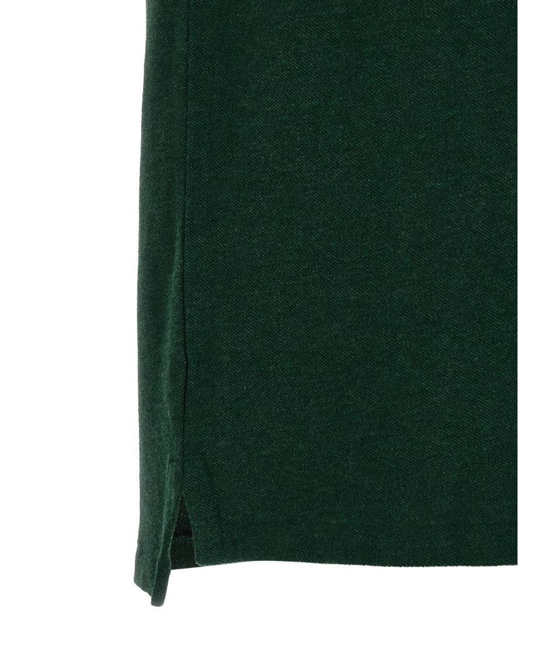 Polo Ralph Lauren Green Cotton Polo Shirt With Embroidered Logo for men
