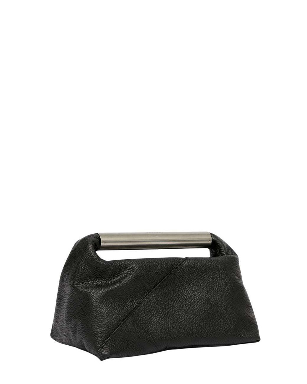 MM6 by Maison Margiela Black Logo Clutch