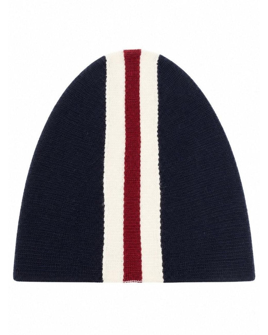 DSquared² Blue Striped Beanie Cap for men