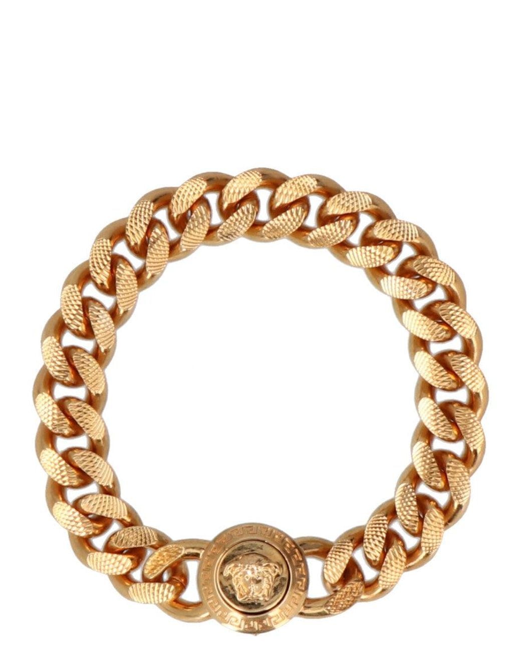 Versace Metallic 'Medusa Chain' Bracelet for men