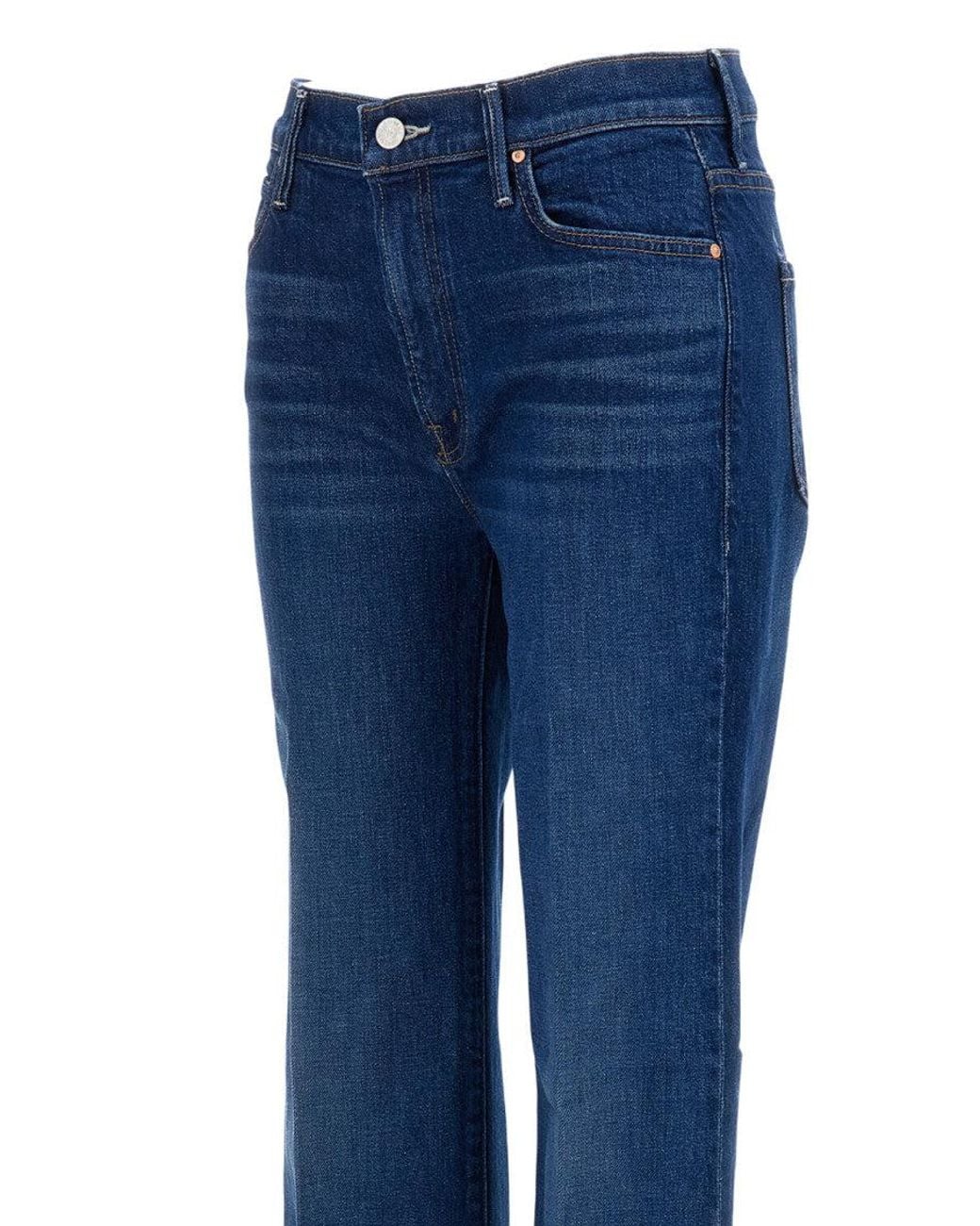 Mother Blue Bootcut High Rise Jeans