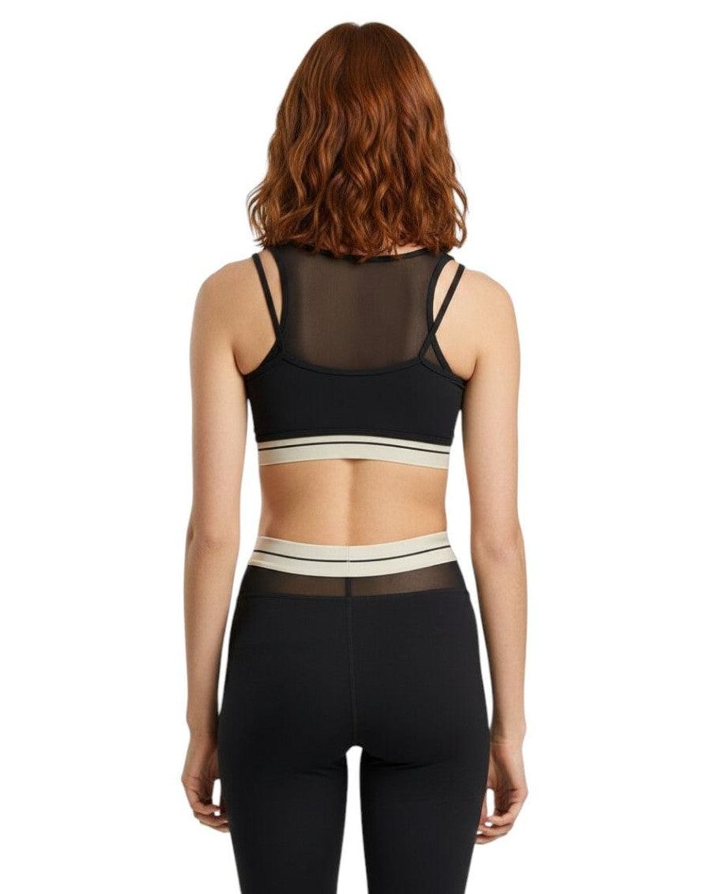Palm Angels Black Logo Scoop Neck Top