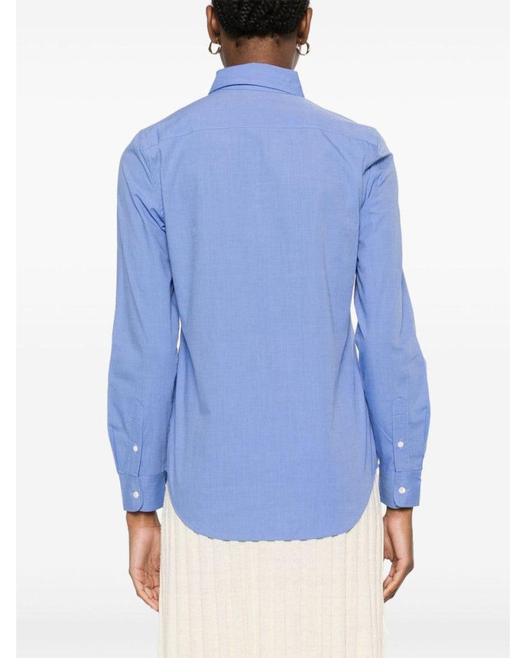 Polo Ralph Lauren Blue Polo Pony-Embroidered Shirt