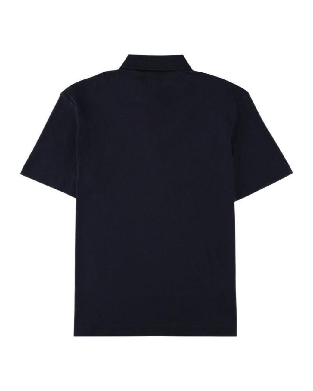 Boss Blue Dark Logo Shirt Collar Polo for men
