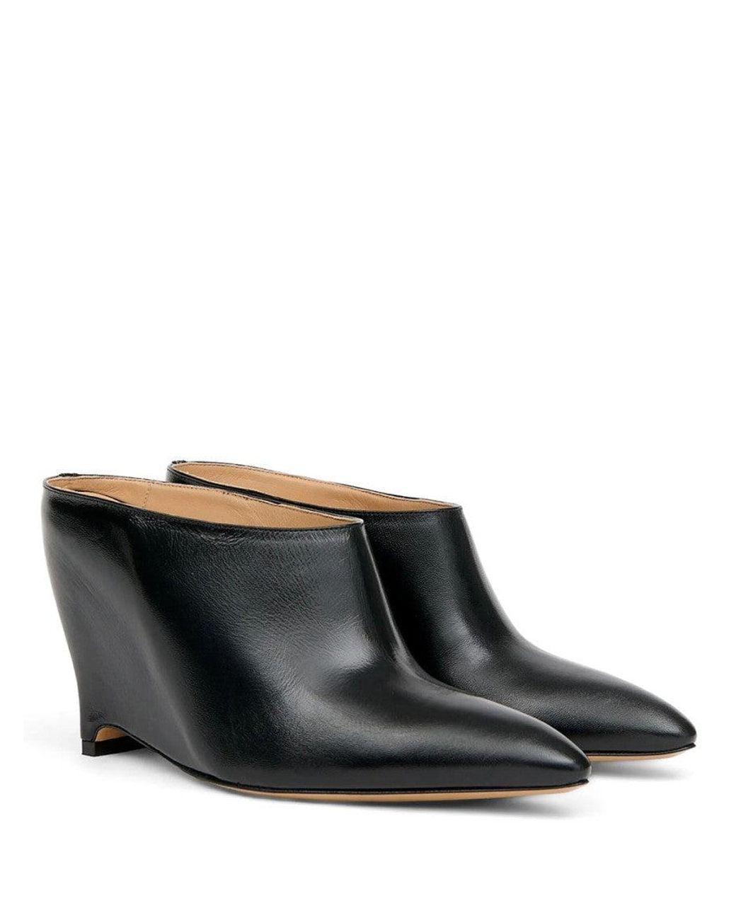 Maison Margiela Black Solid Mules