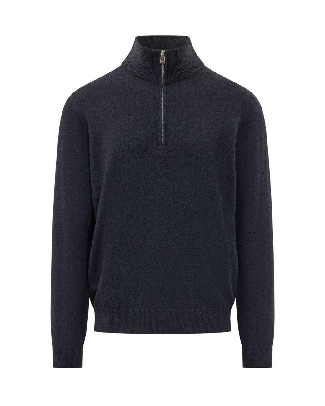 Malo Blue Knitted Sweater for men