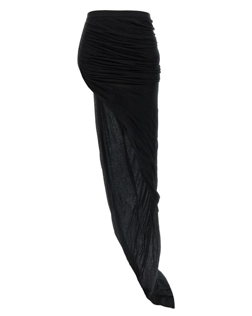 Rick Owens Black 'Edfu' Skirt