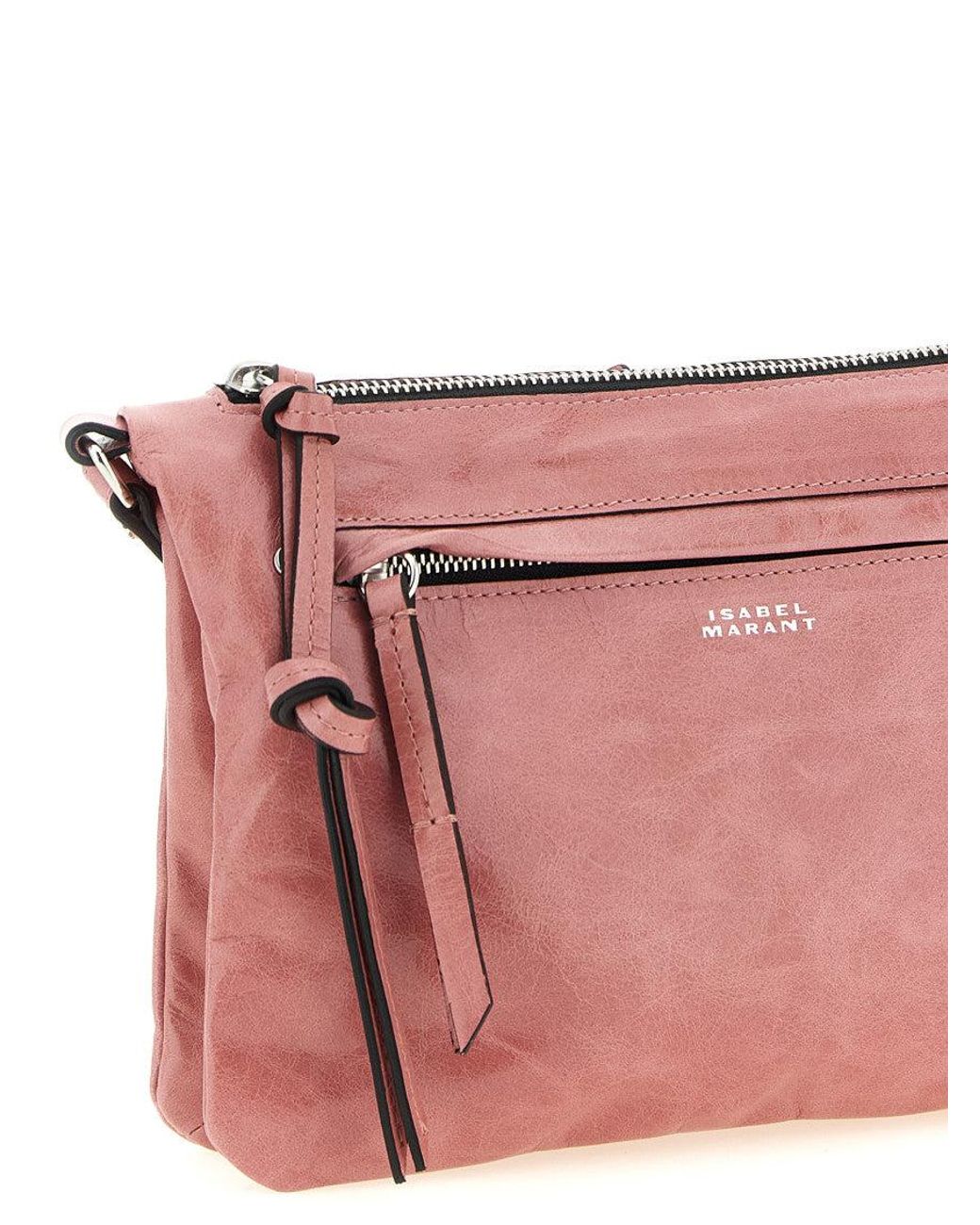 Isabel Marant Pink Calfskin Crossbody Bag
