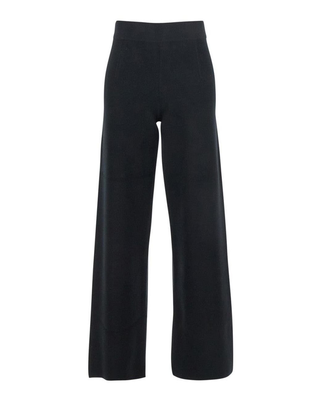 Max Mara Blue Relaxed Palazzo Pants