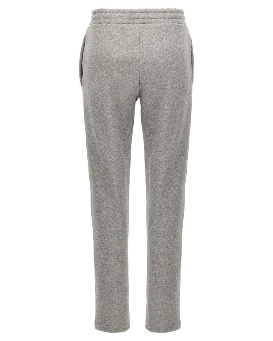 The Attico Gray Logo Joggers