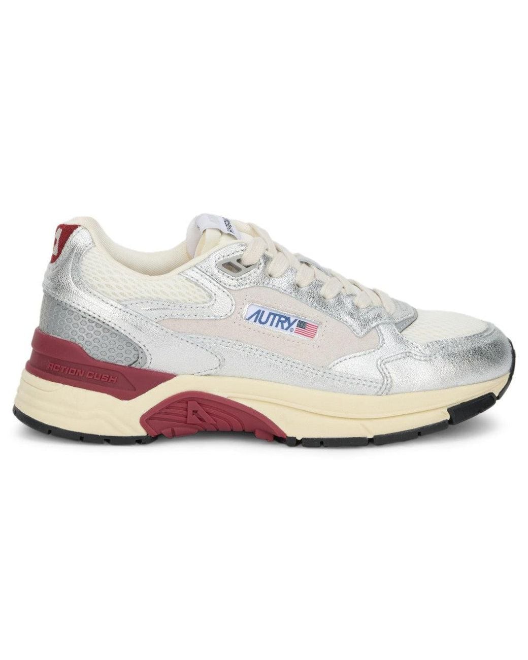 Autry White Sneakers With Colorful Details