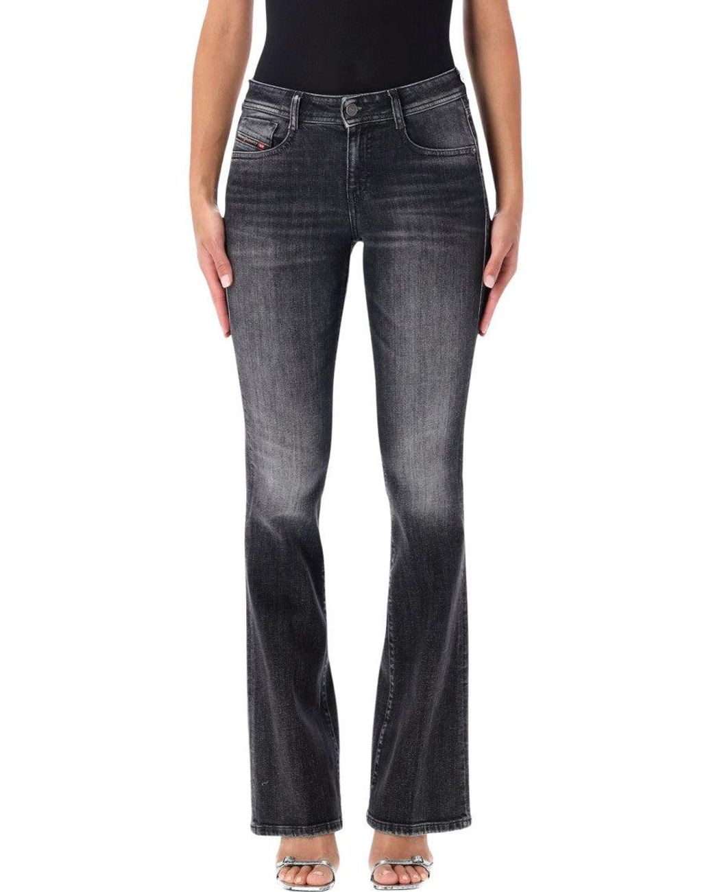 DIESEL Blue Mid Rise Jeans
