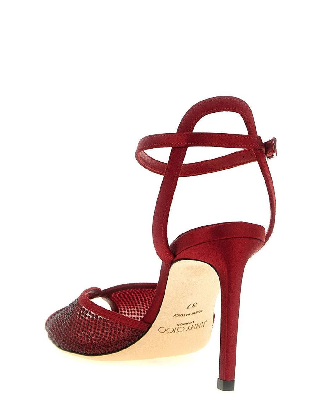 Jimmy Choo Red 'Sacora' Sandals