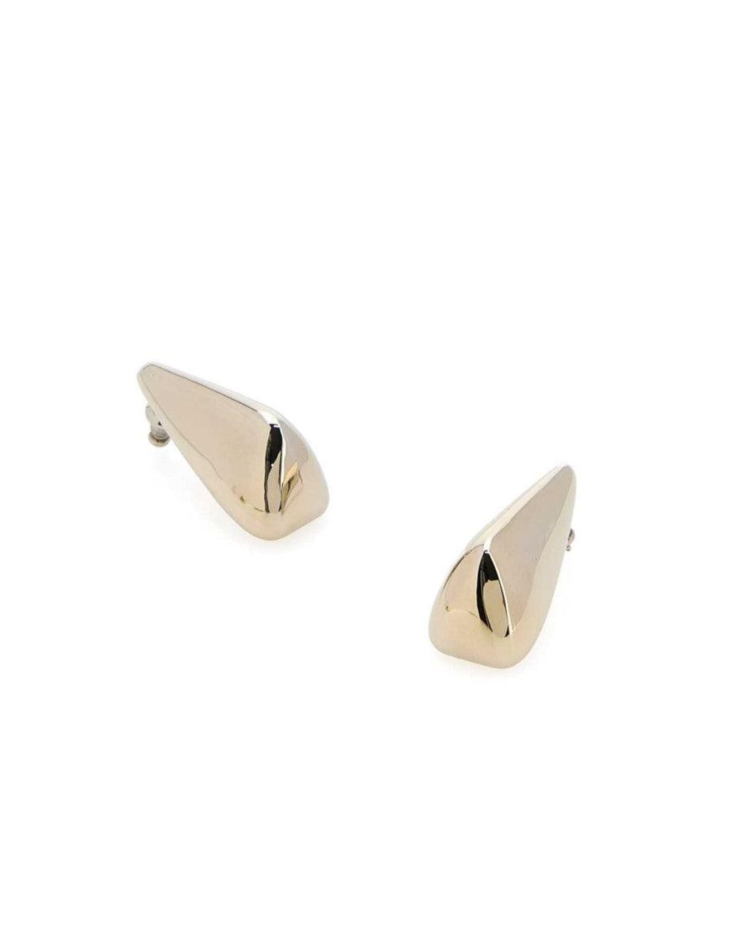 McQueen White Pale Thorn Earrings