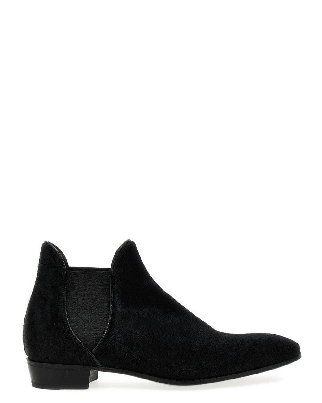 Lidfort Black Ankle Boots for men
