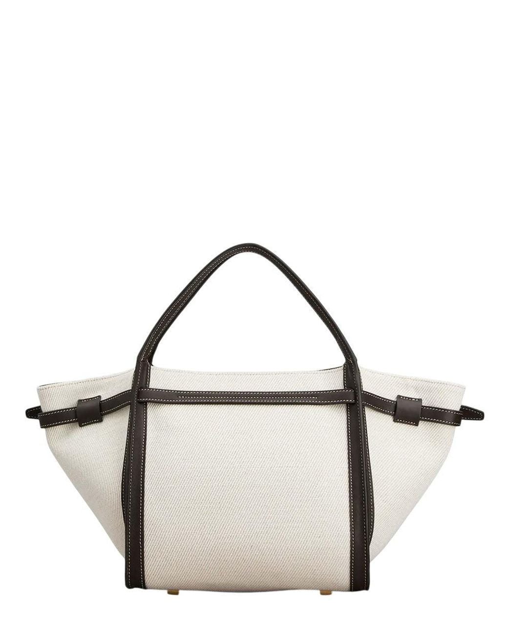 Tod's Brown Logo Small Tote