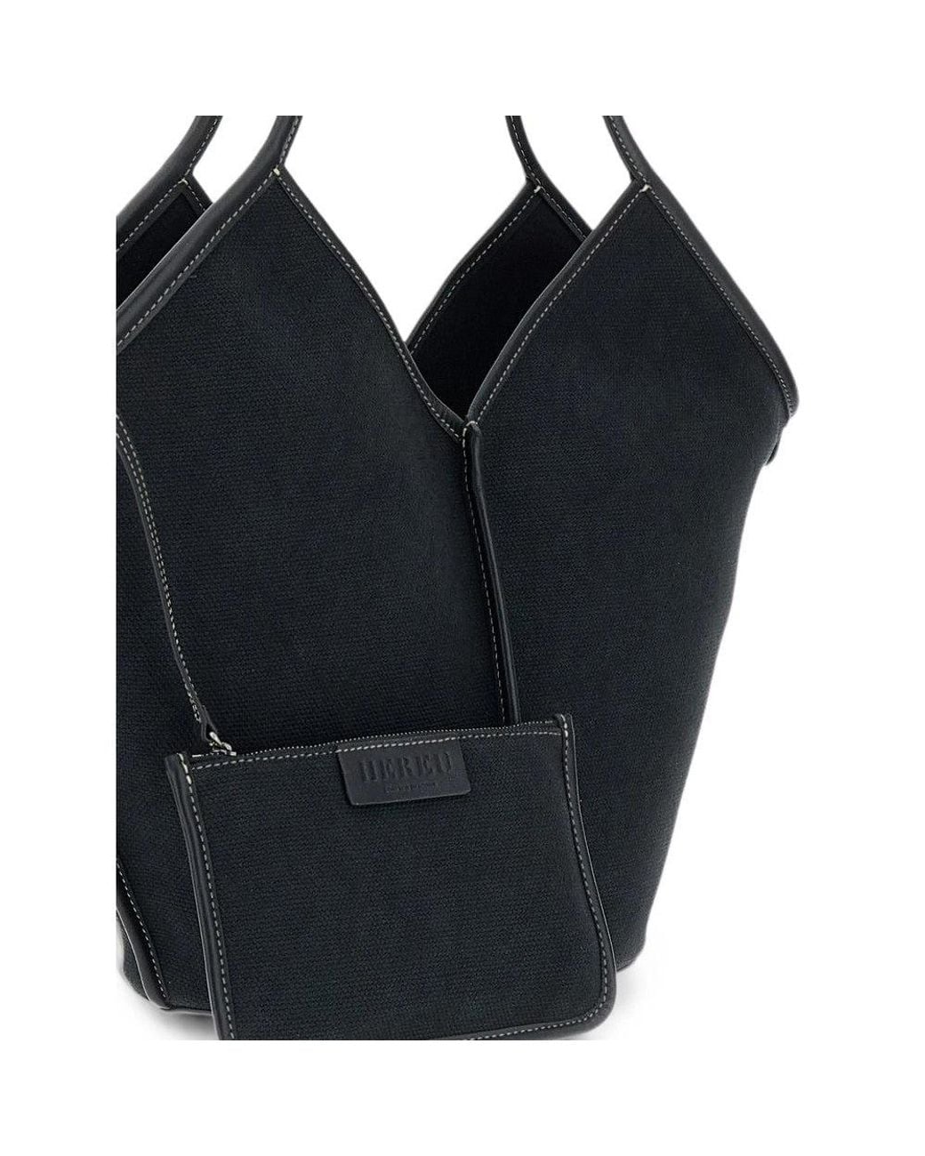 Hereu Black Calella Large Tote