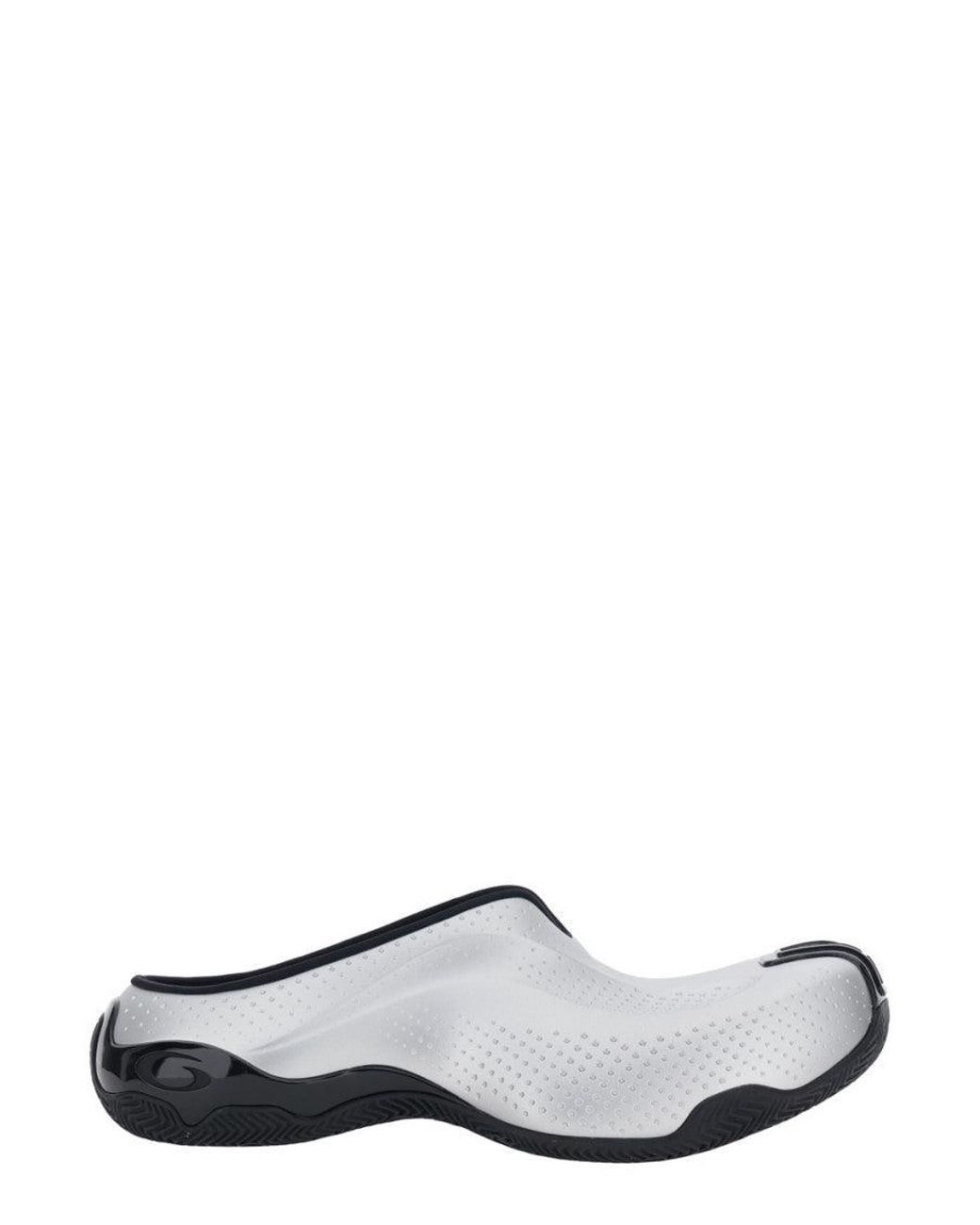 Balenciaga White Slip-On Mules for men
