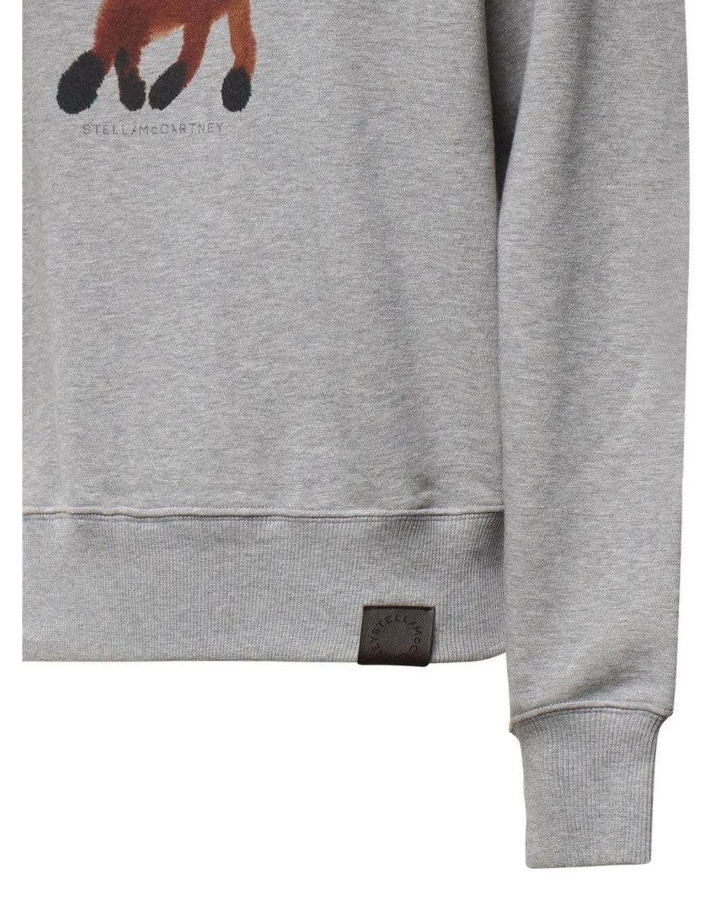 Stella McCartney Gray Crew Neck Sweatshirt