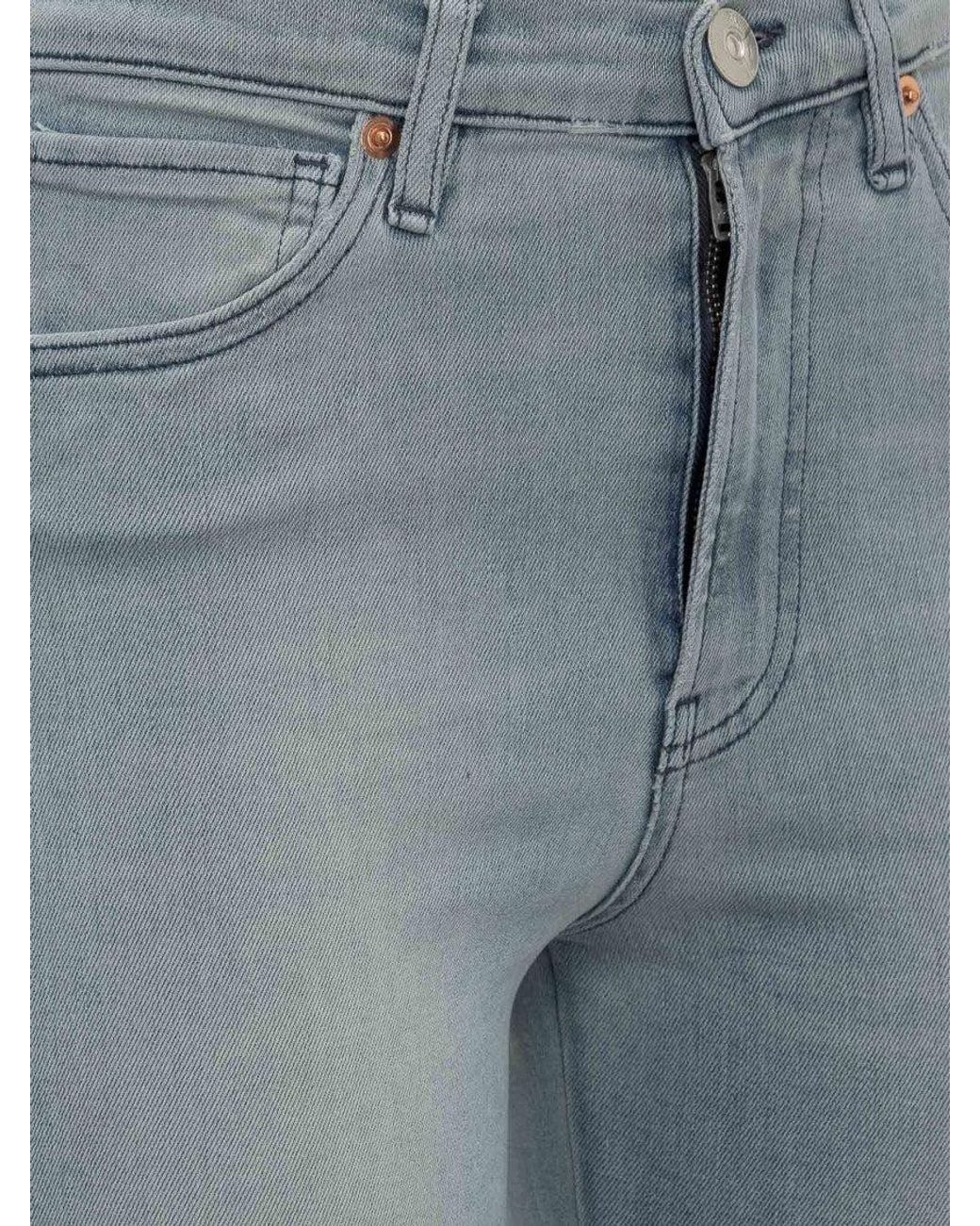 3x1 Blue Slim Mid Rise Jeans