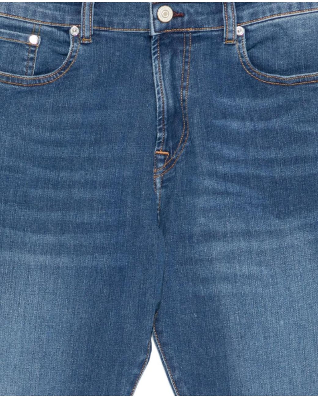 Paul Smith Blue Slim Mid Rise Jeans for men