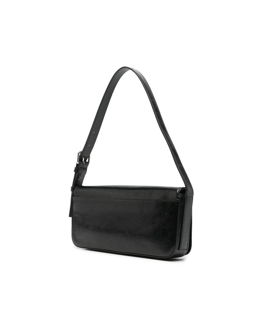 Alexander Wang Black Punch Flap Medium Shoulder Bag