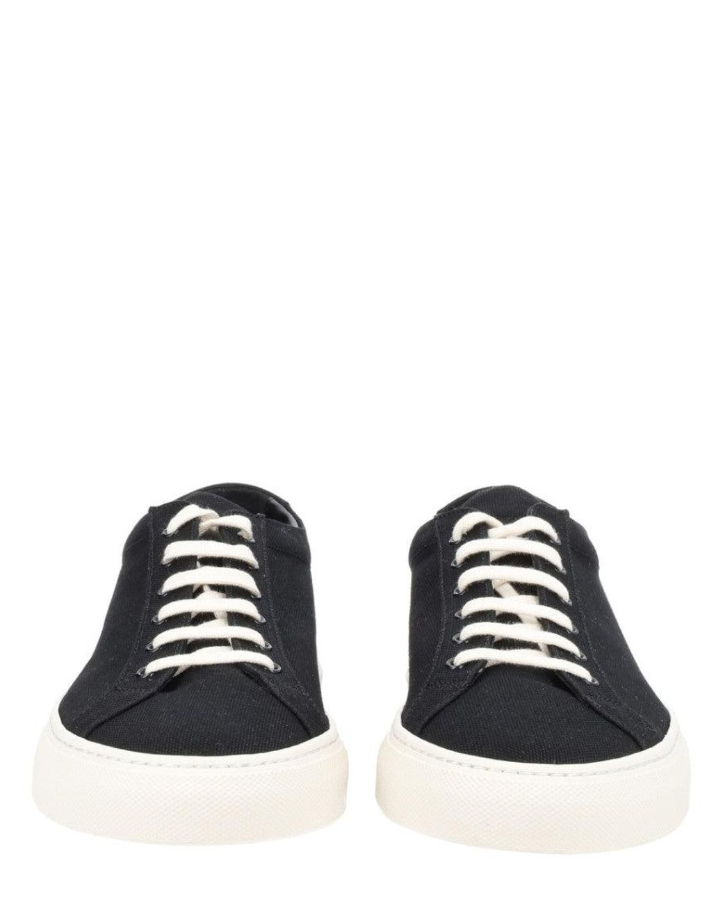 Common Projects Black Solid Achilles Sneakers for men