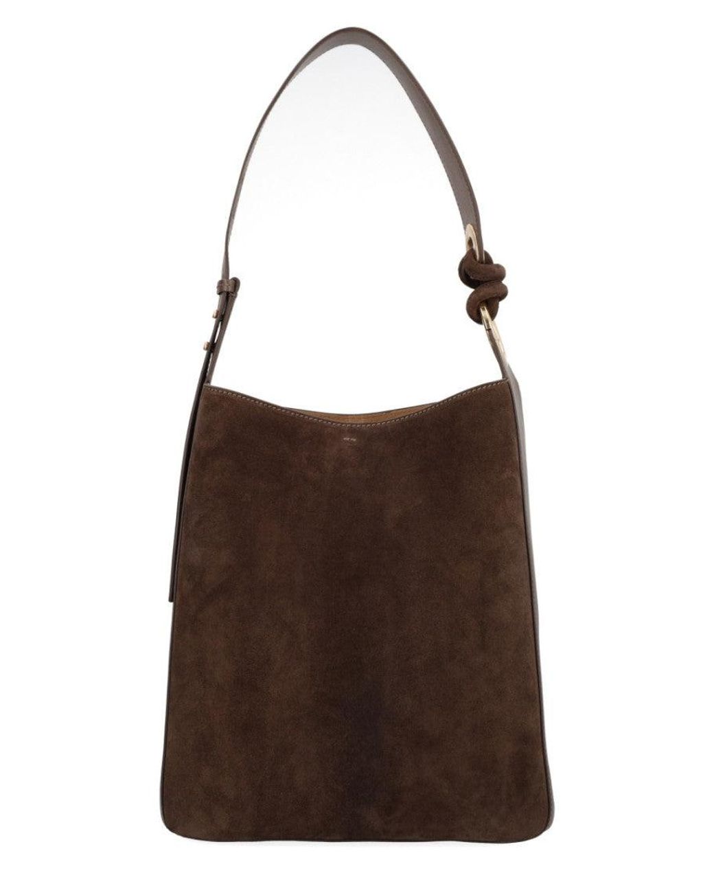 Anya Hindmarch Brown Dark Ringo Large Shoulder Bag