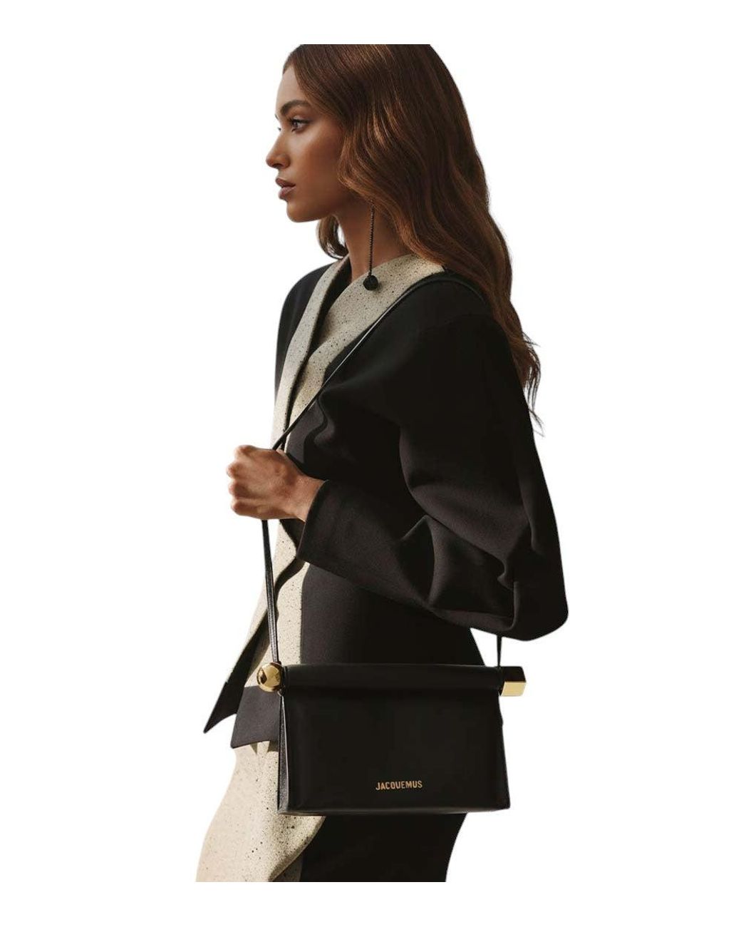 Jacquemus Black Rond Carre Clutch