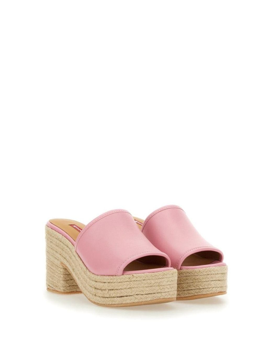 Moschino Pink Slip On Heels