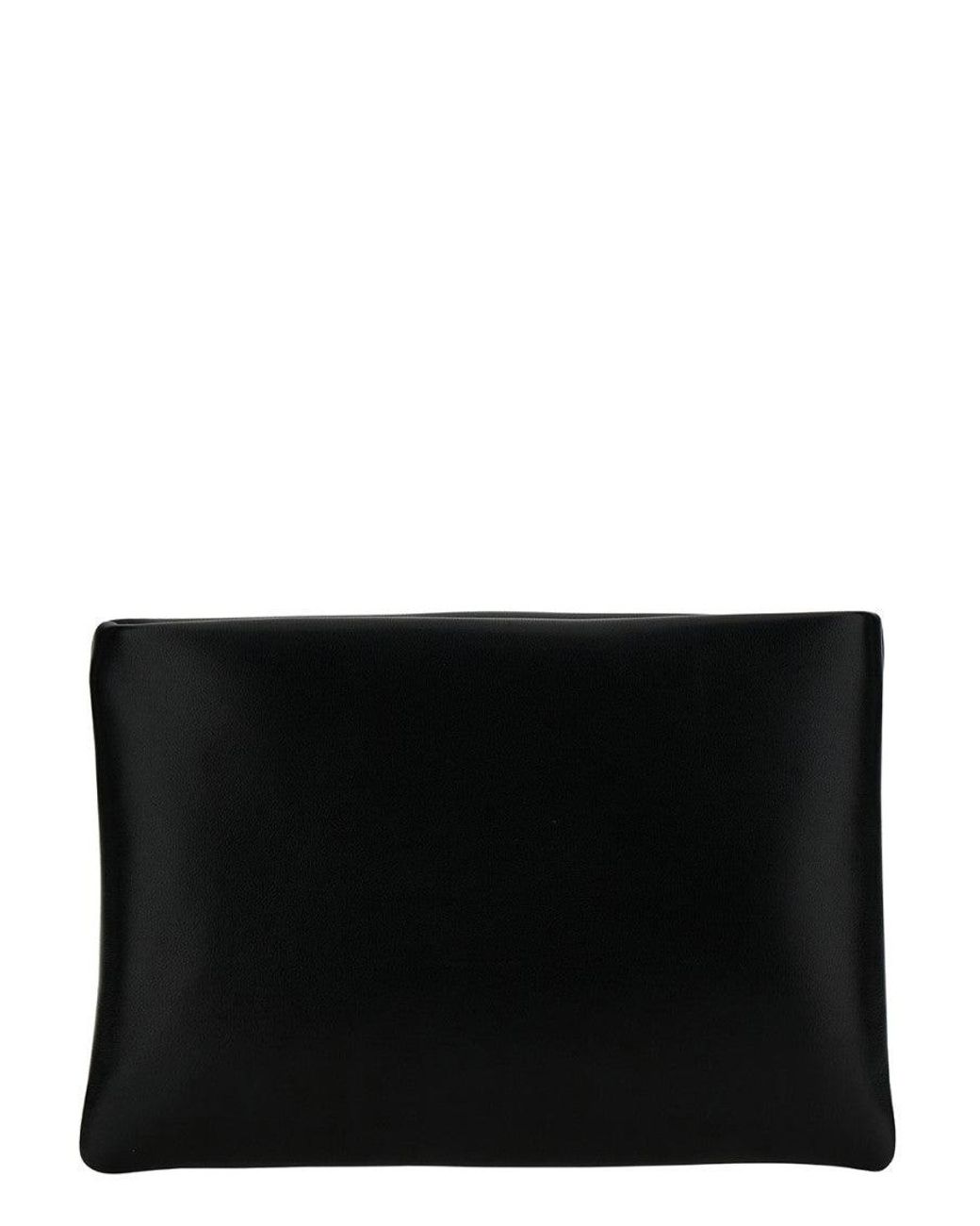 Saint Laurent Black Calypso Clutch