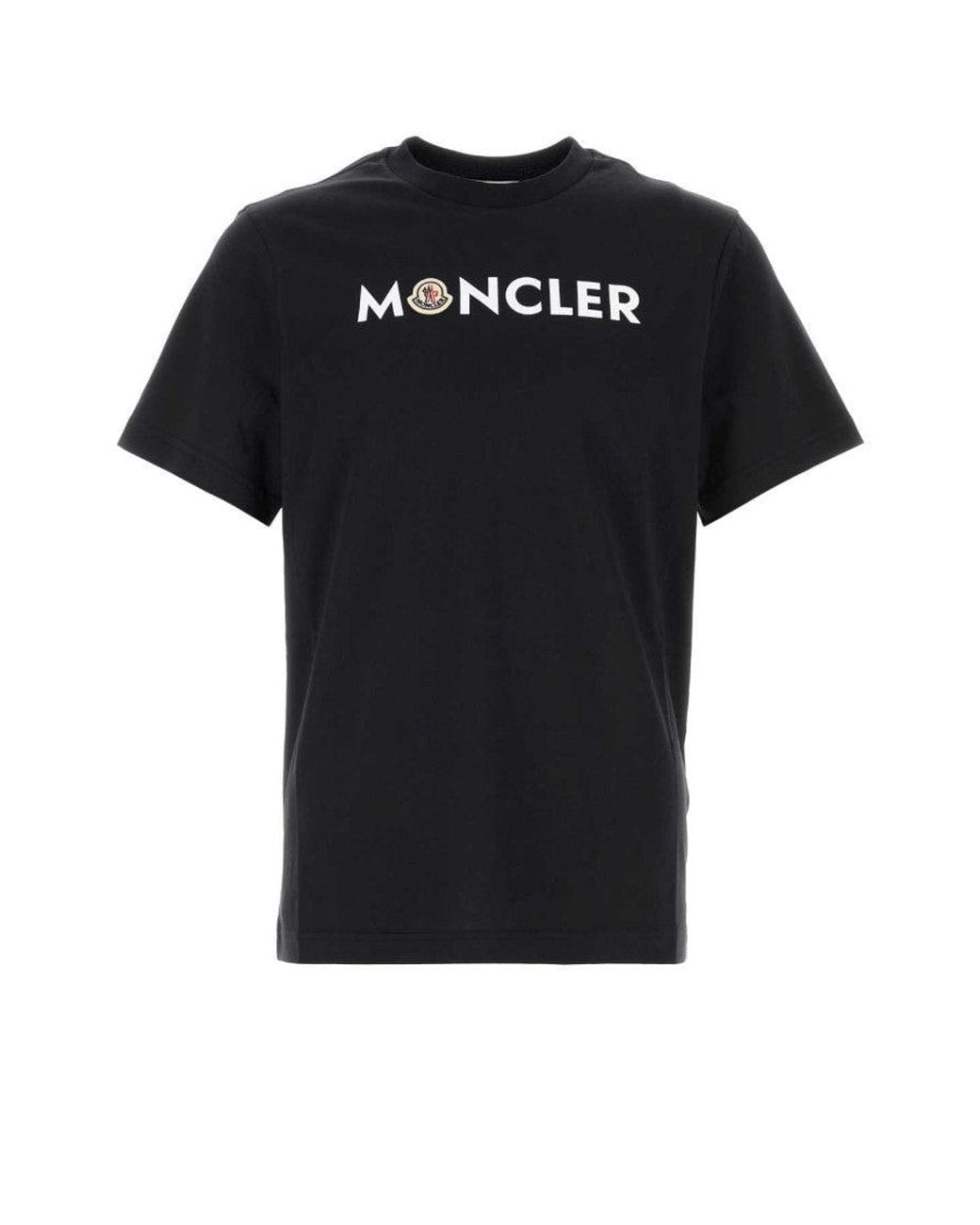 Moncler Black Logo T-Shirt for men