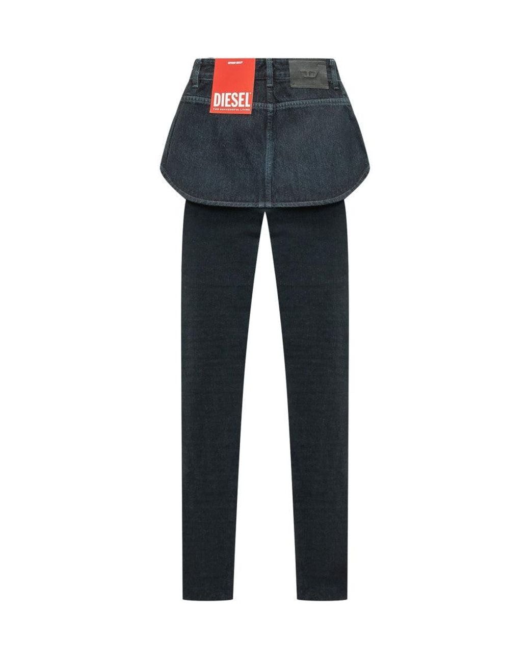 DIESEL Blue Skinny High Rise Jeans