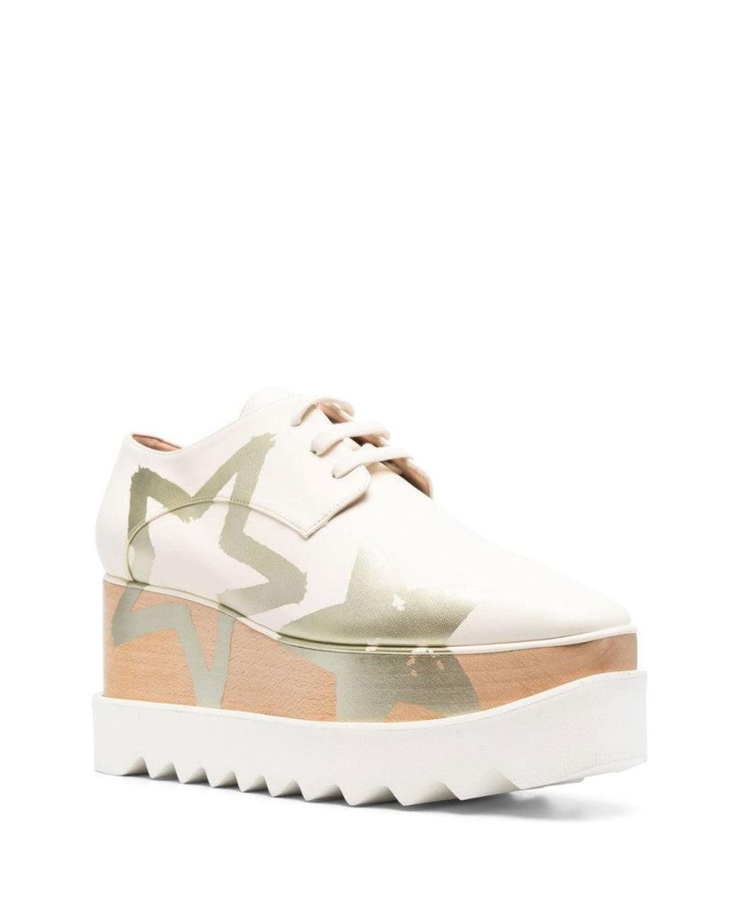 Stella McCartney Natural Elyse Platform Sneakers