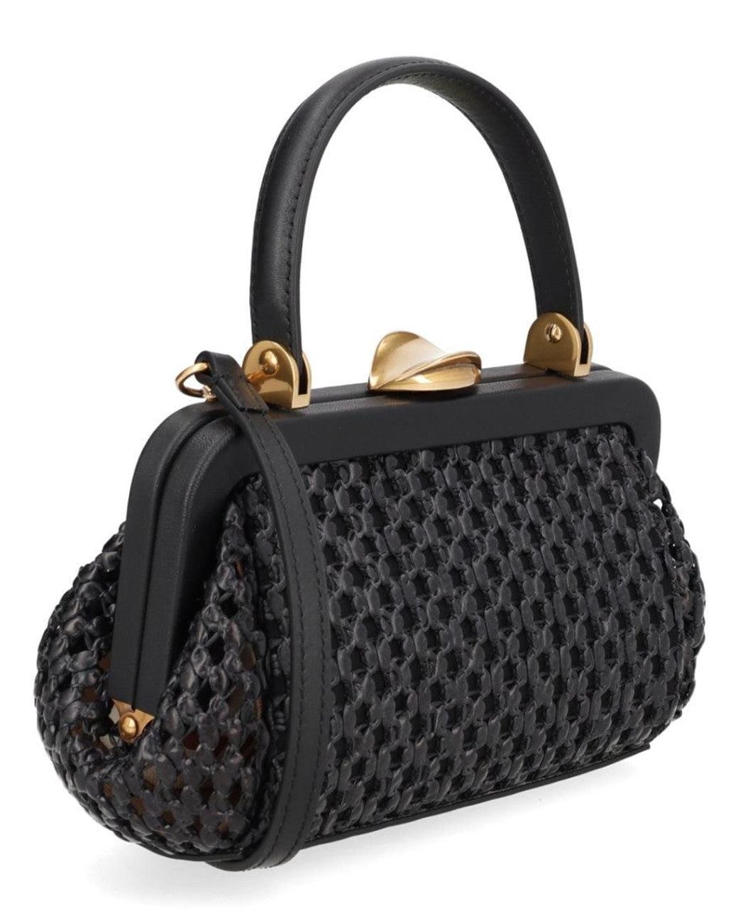 Cult Gaia Black Zuma Mini Crossbody Bag