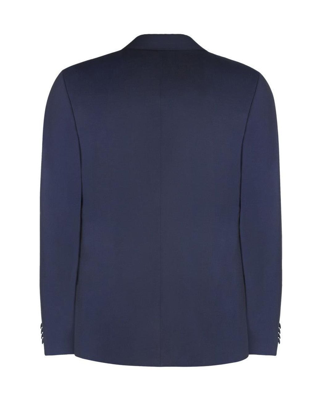 Zegna Blue Peaked Lapel Suit for men