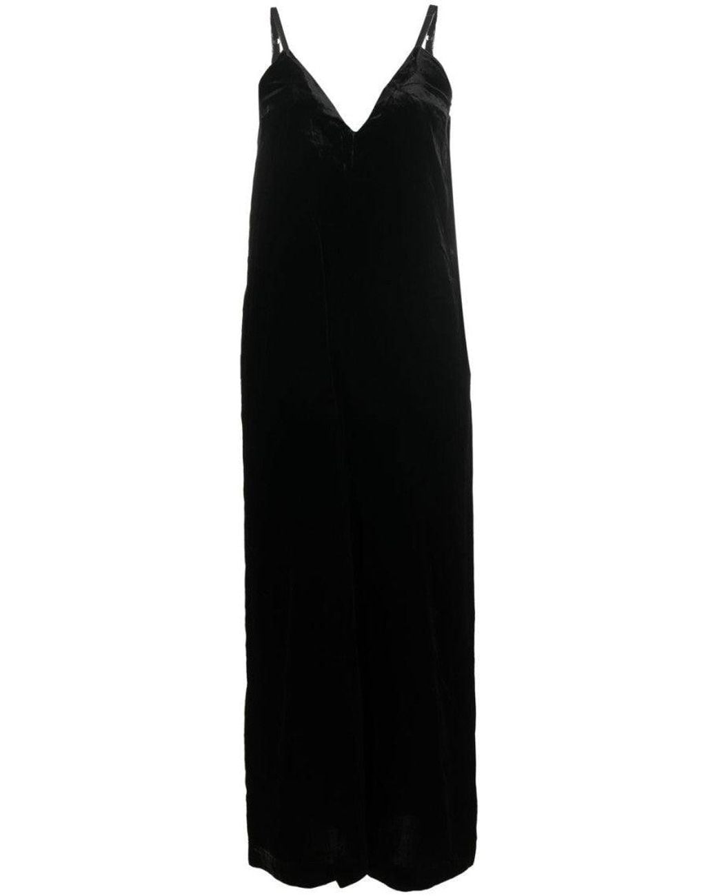 Gold Hawk Black Velvet Jumpsuit