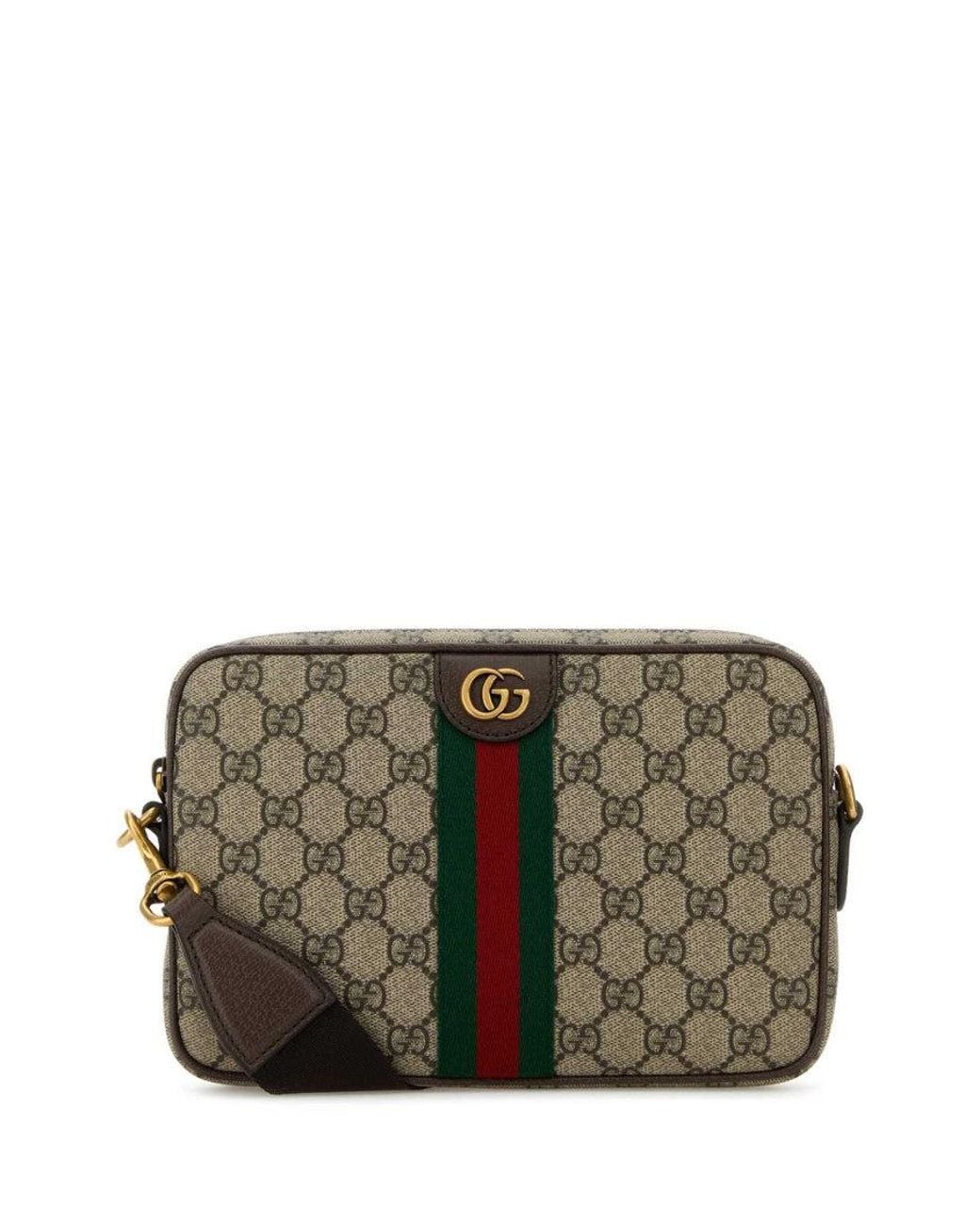 Gucci Gray Ophidia Small Crossbody Bag for men