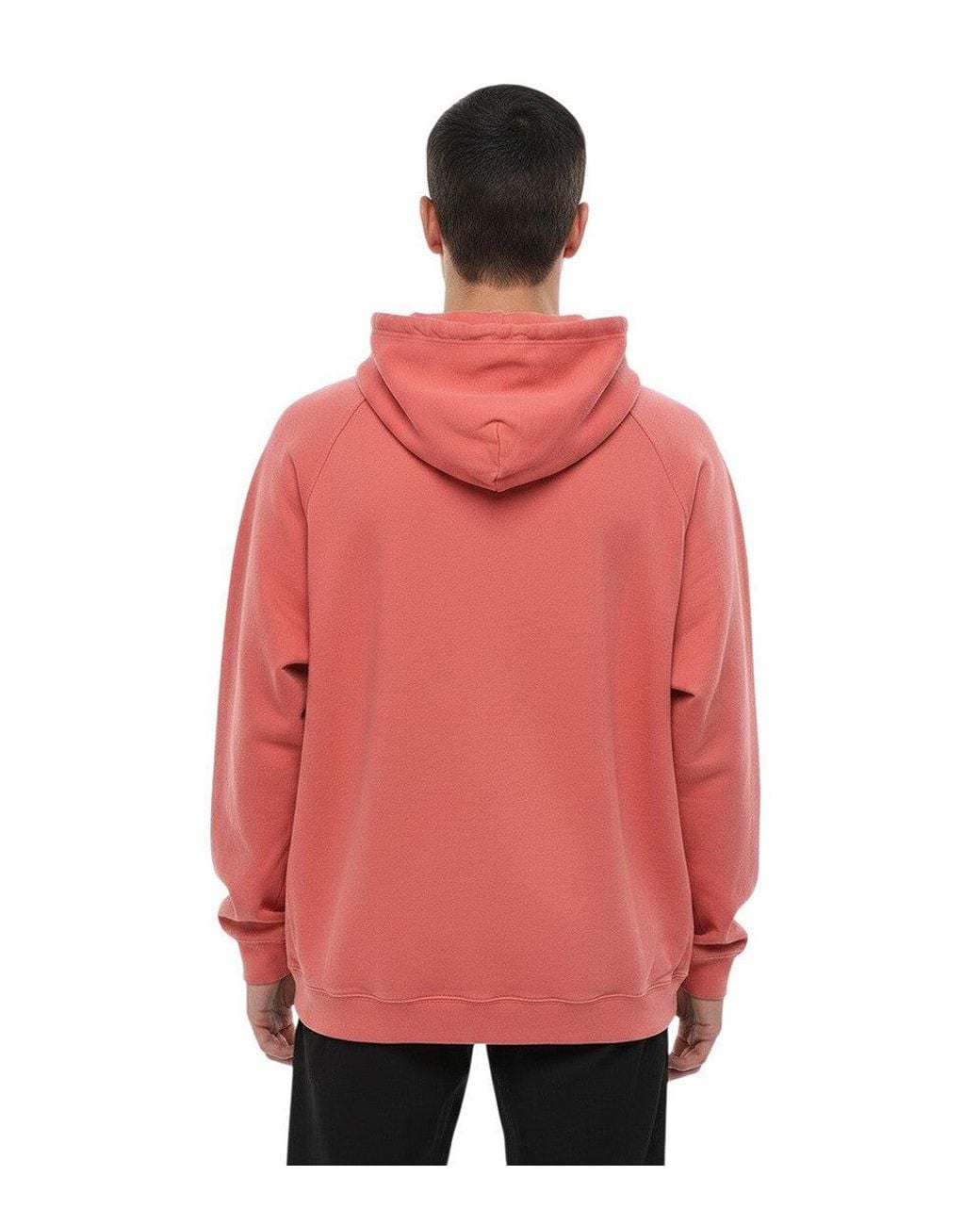 DSquared² Red Relaxed Logo Hoodie for men
