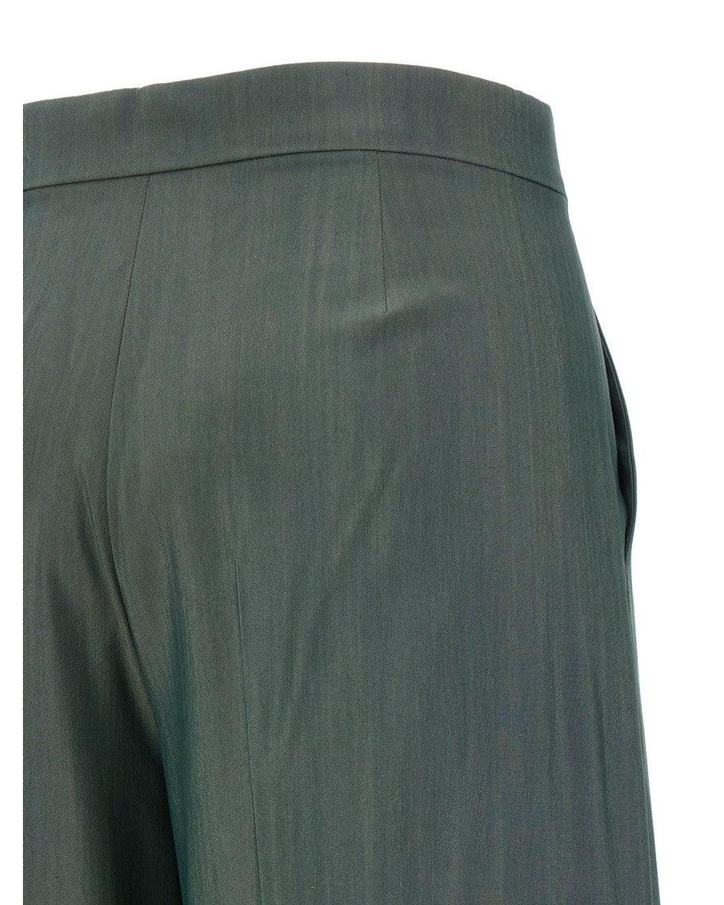 Max Mara Green Mxgiallo Trousers