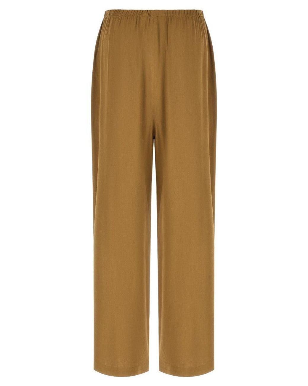 Max Mara Natural Straight Elasticated Pants