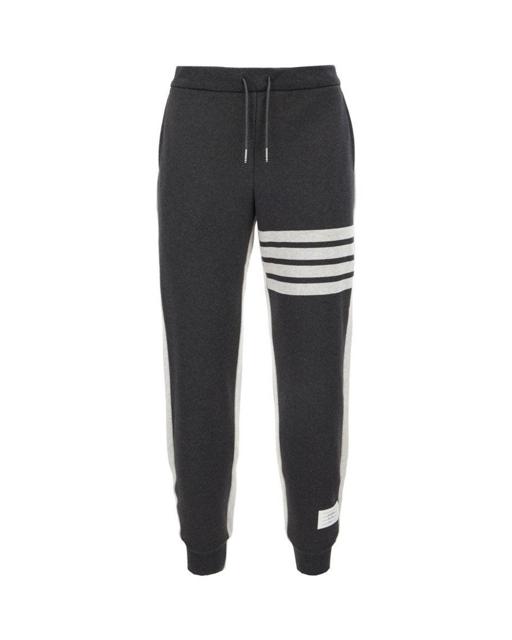 Thom Browne Black Dark Regular Joggers for men