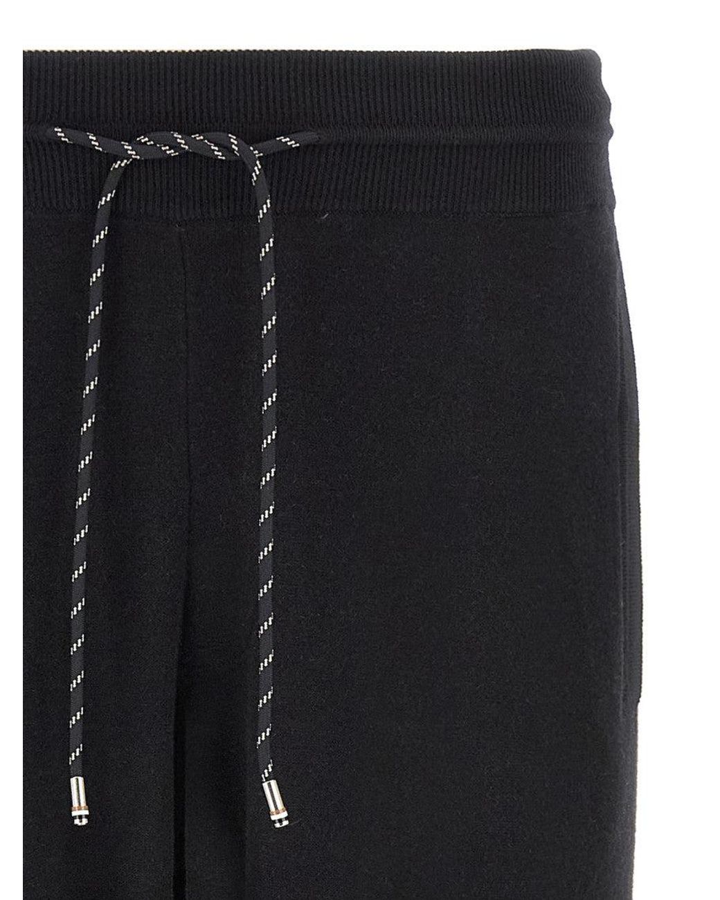 Boss Black Elastic Waistband Joggers for men