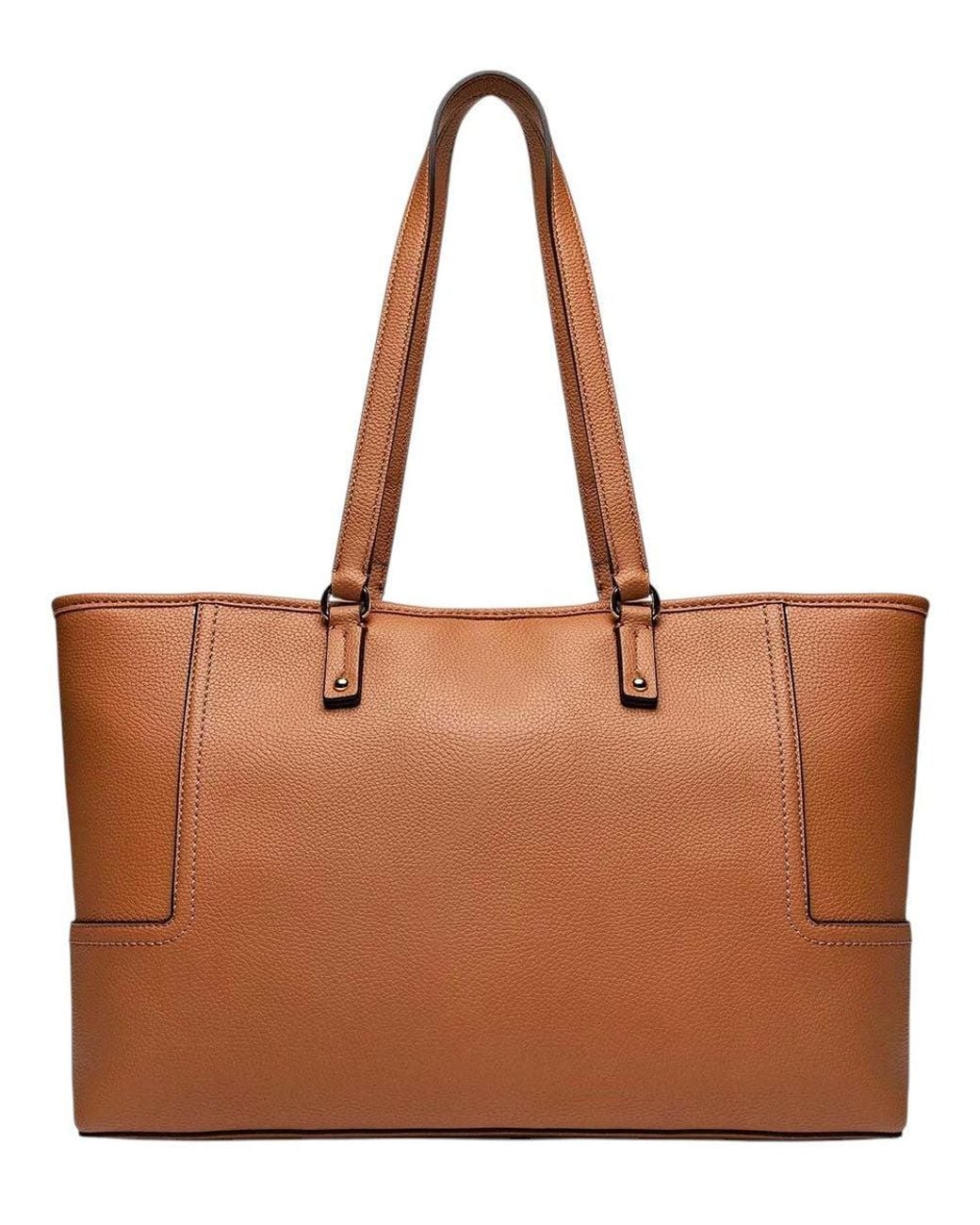 Love Moschino Brown Logo Large Tote