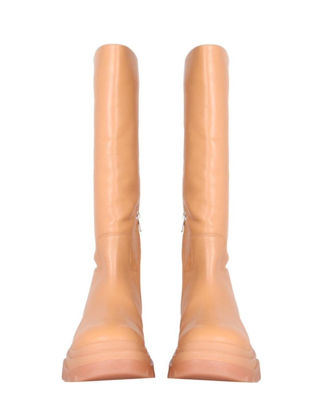 Ash Pink Zip Boots