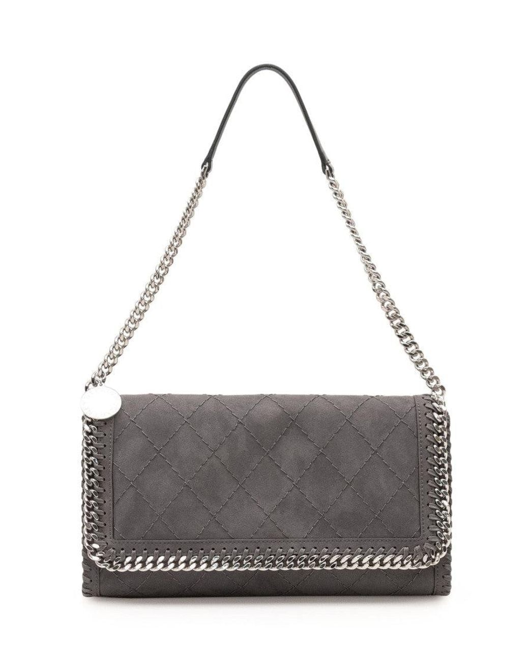 Stella McCartney Gray Falabella Large Messenger Bag