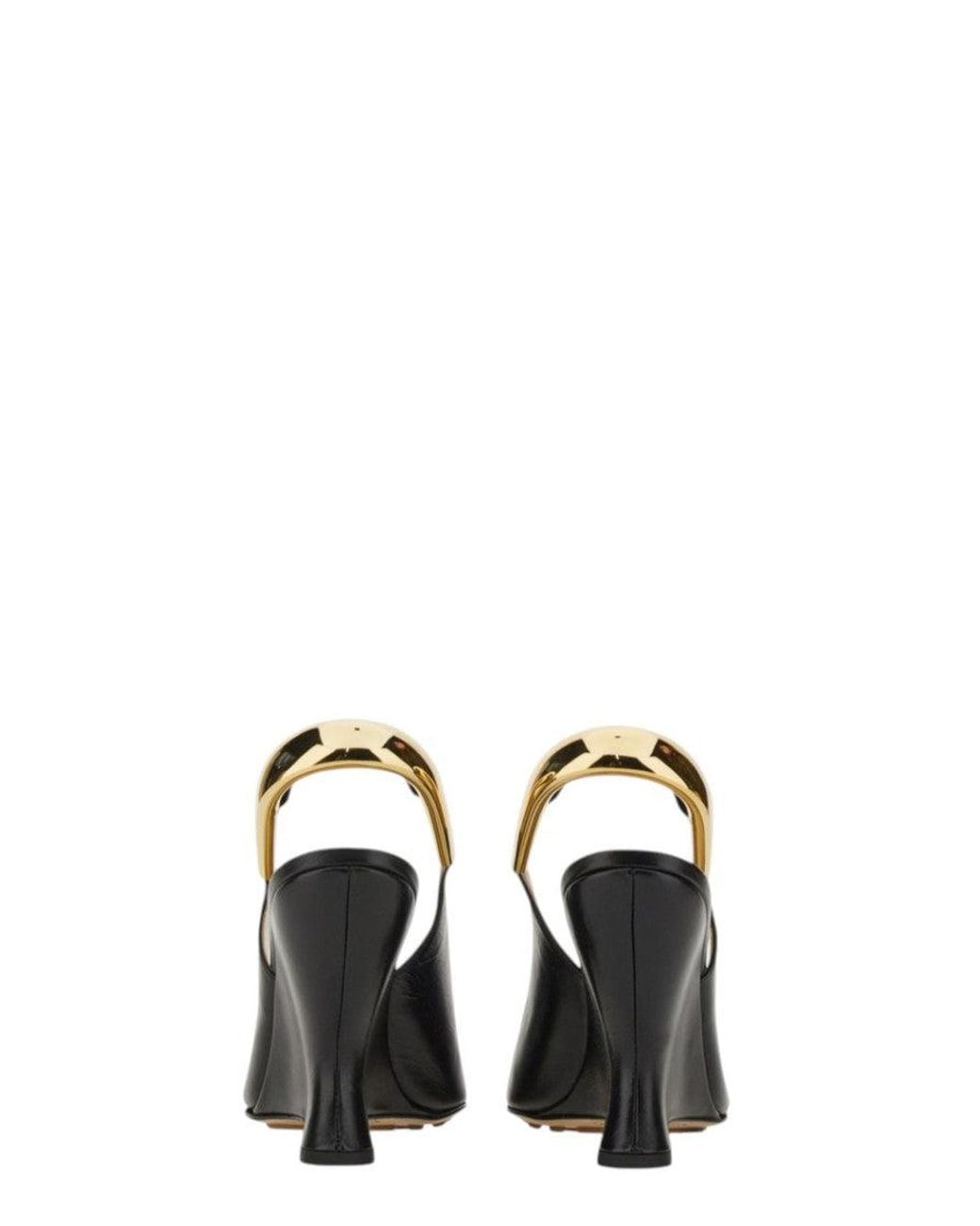 Bottega Veneta White Slingback Pumps