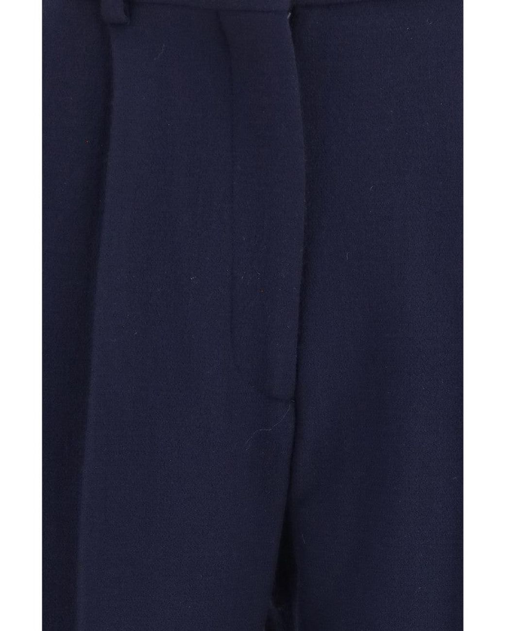 Blazé Milano Blue Blazè Milano Alcanara Fox Lightweight Wool Pants